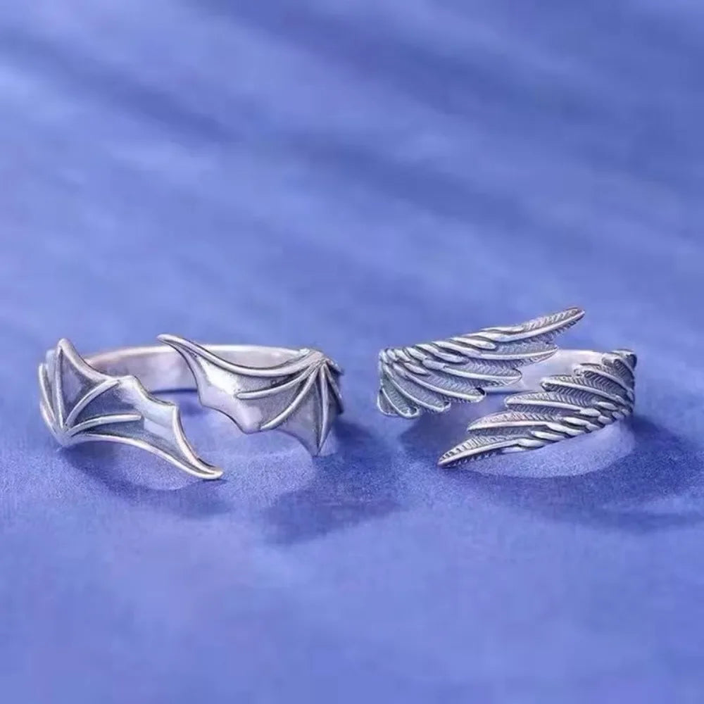 Angel VS Demon Rings