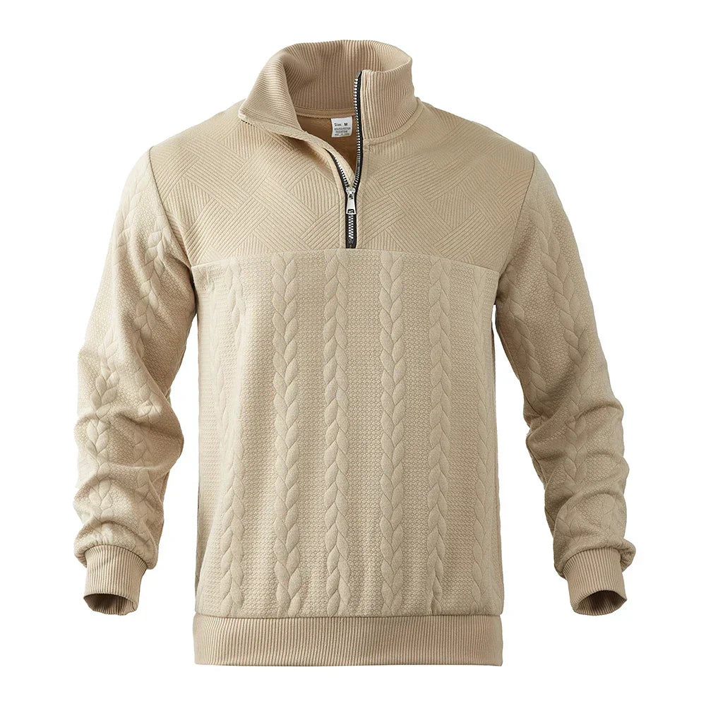 Heritage Knit Half-Zip Sweater