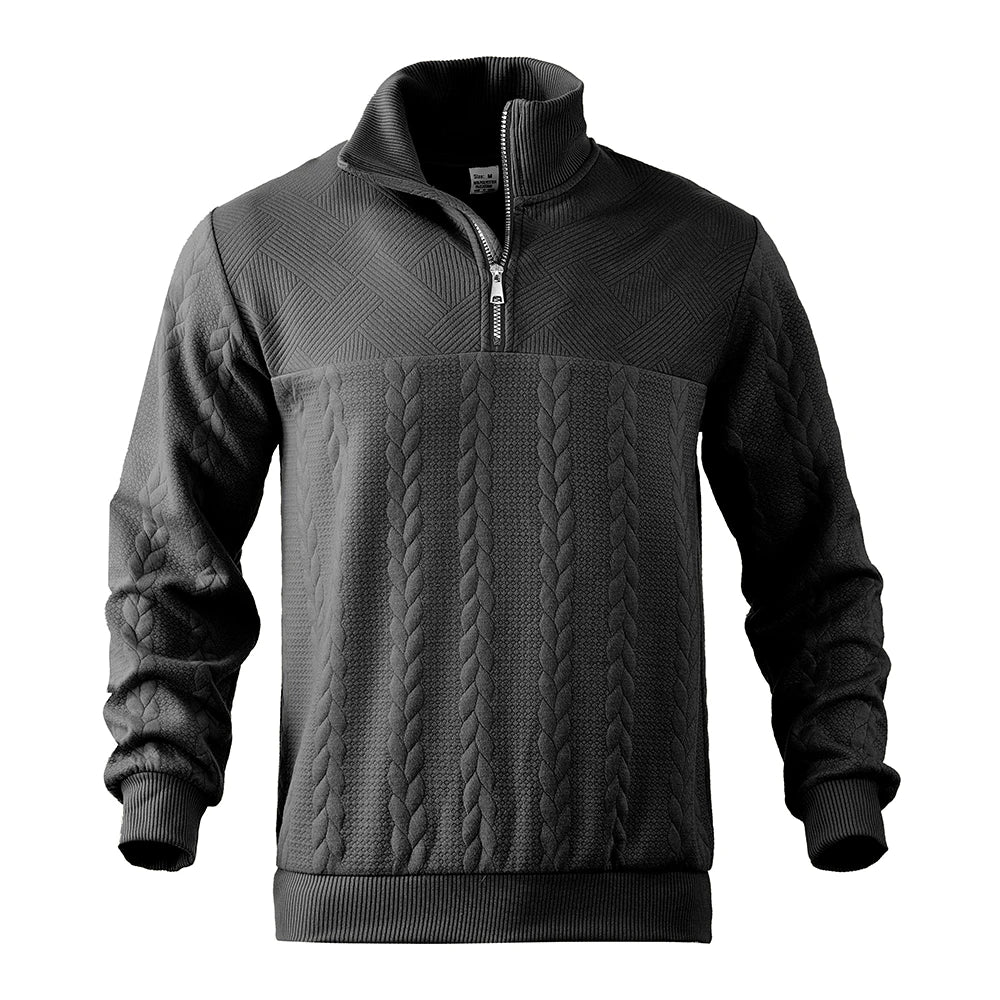 Heritage Knit Half-Zip Sweater