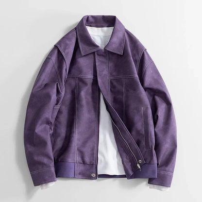 Smooth Vegan Leather Jacket