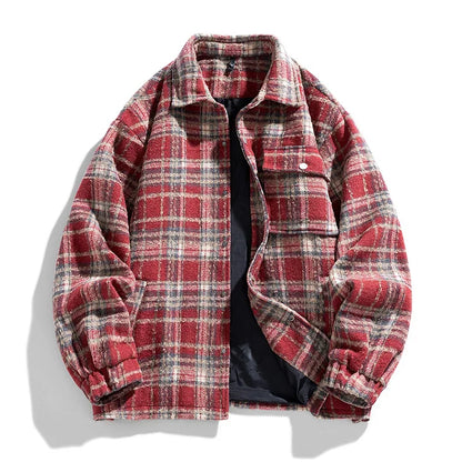 Classic Plaid Cashmere Jacket