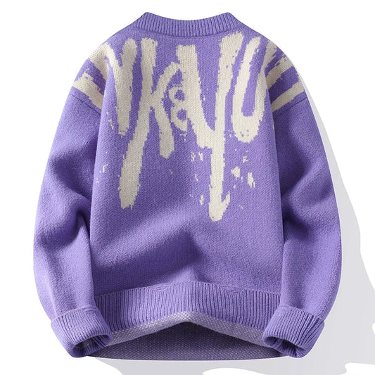 Graphic Stitch Sweater