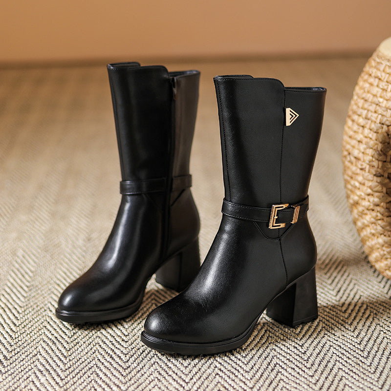 Aubrey Buckle Boots