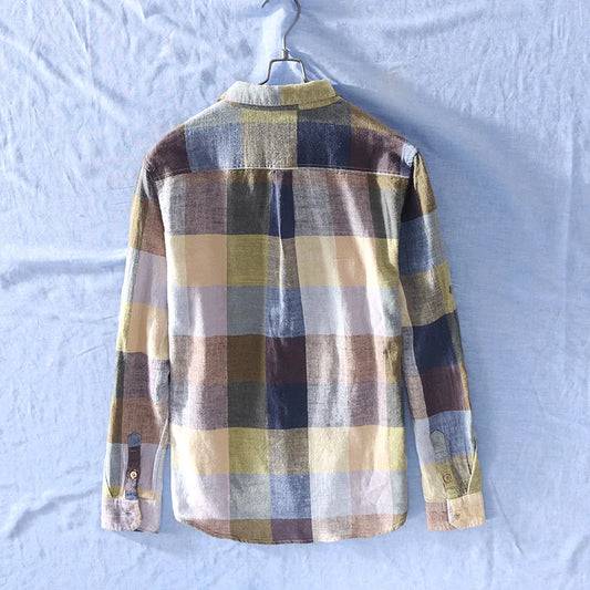 Riverside Cotton-Linen Button-Up