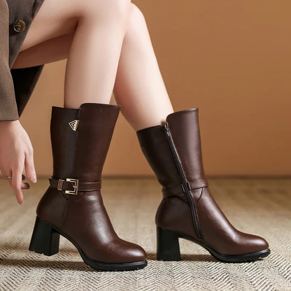 Aubrey Buckle Boots
