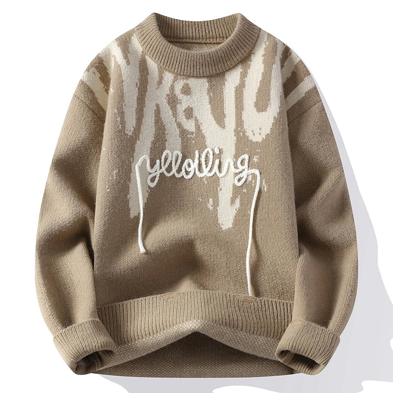 Graphic Stitch Sweater