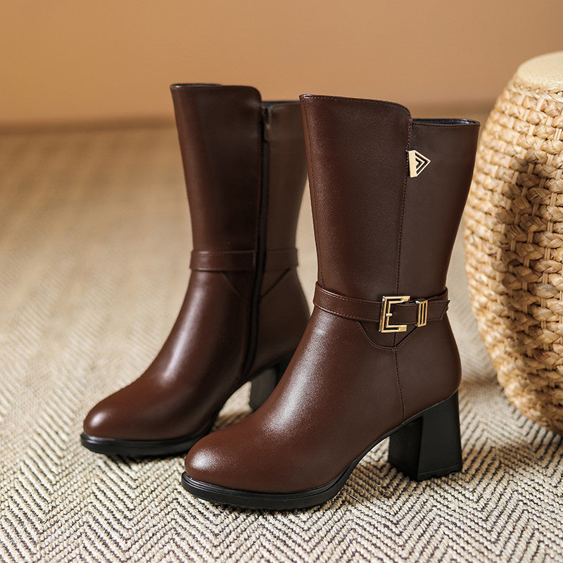 Aubrey Buckle Boots
