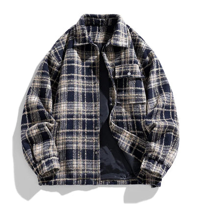 Classic Plaid Cashmere Jacket