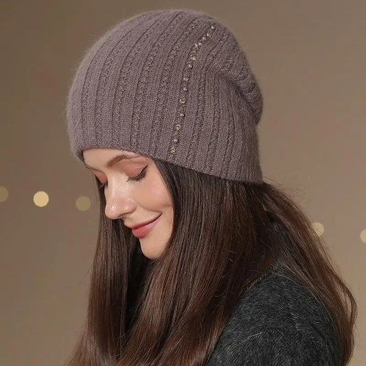 Coral Wool Beanie