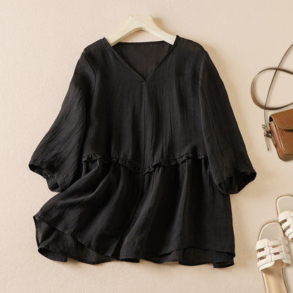 Arla Linen Blouse